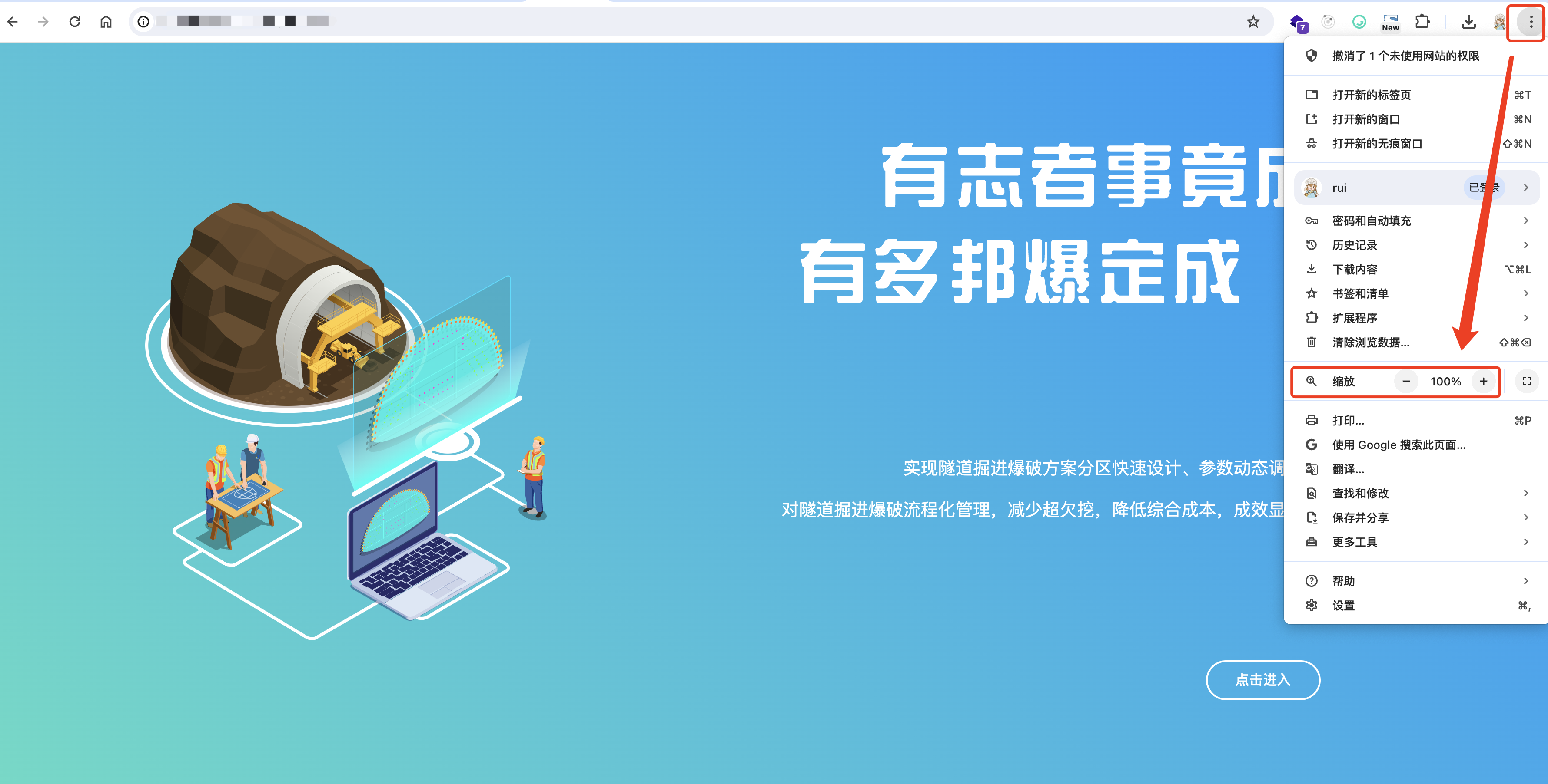 调整缩放